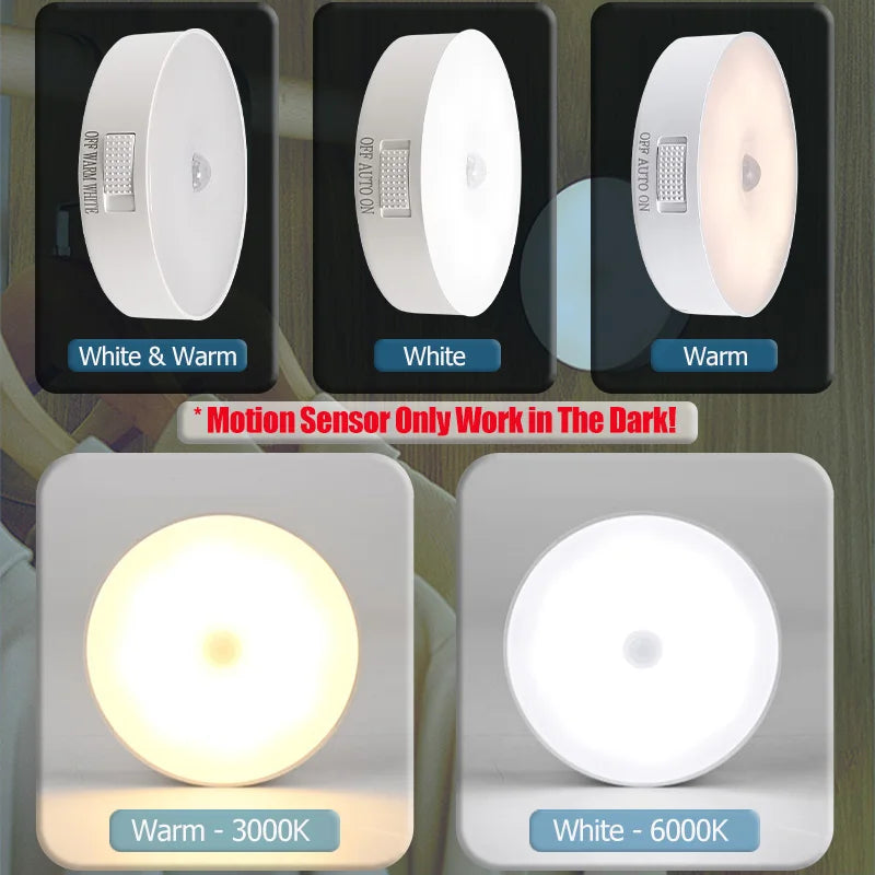 Round Sensor LED Light