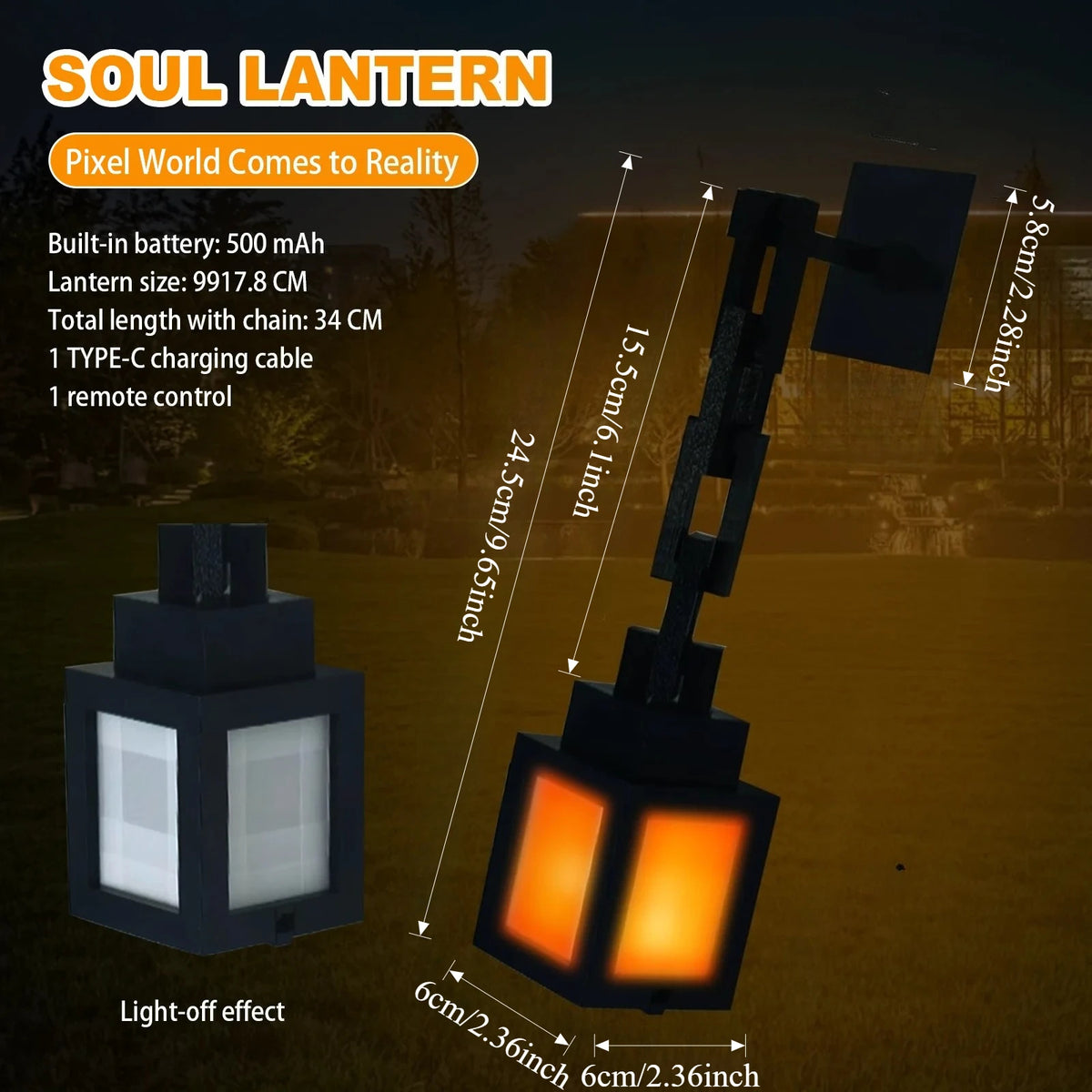Pixel Lantern Light