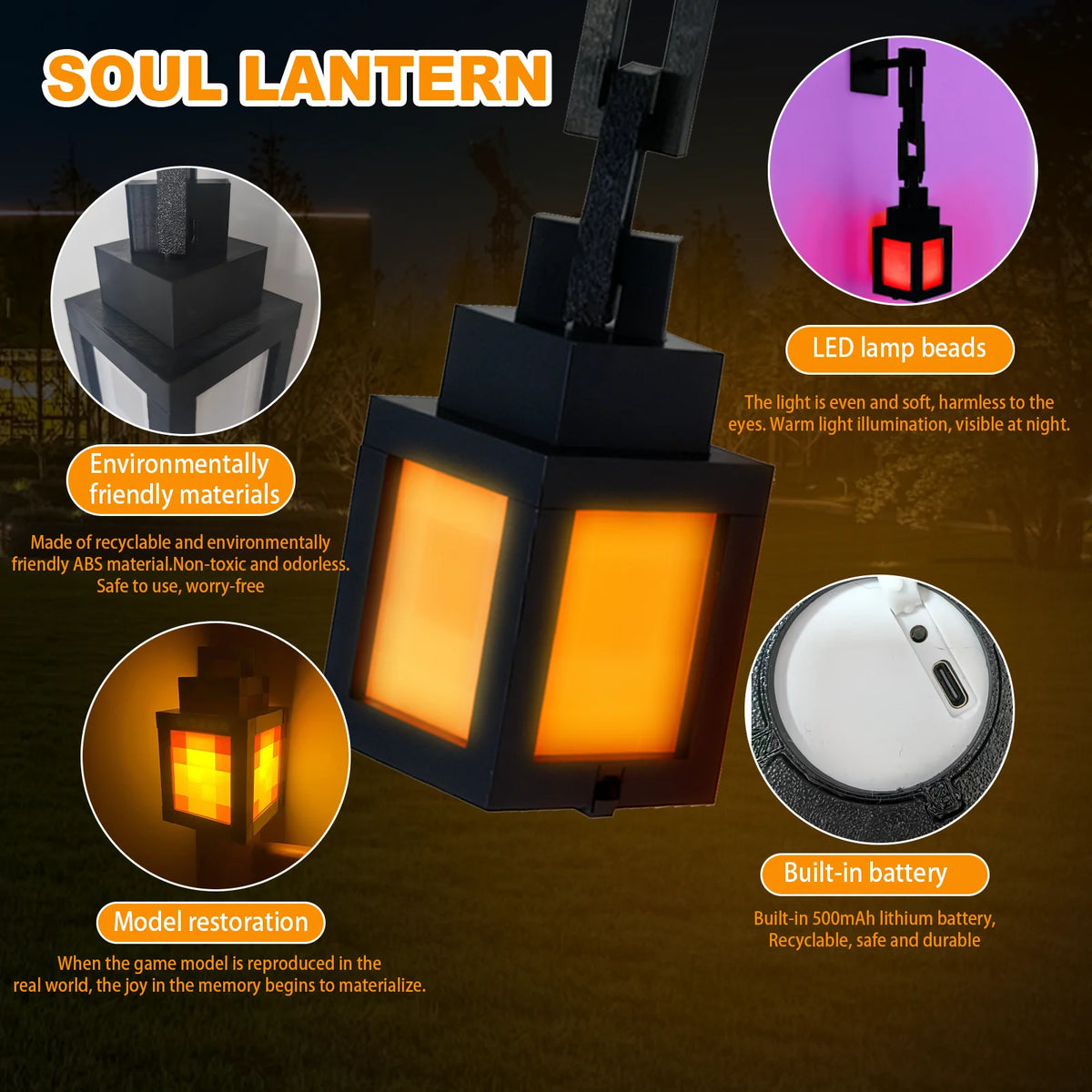 Pixel Lantern Light