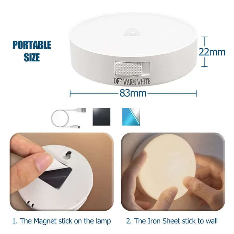 Round Sensor LED Light