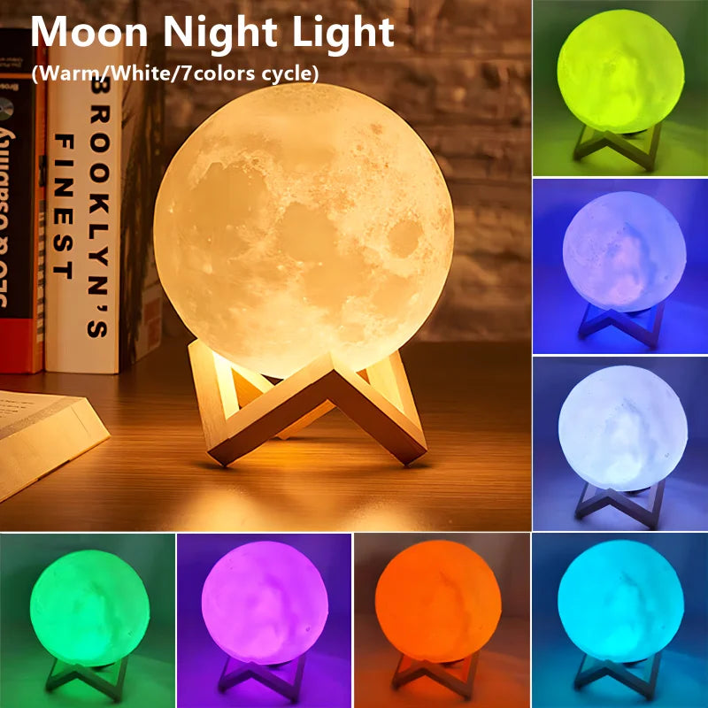 3D Moon Lamp
